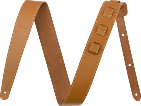 Fender 2in Essentials TAN Leather Strap