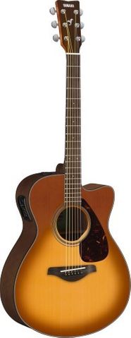 Yamaha FSX800C Sand Burst Ac/El Guitar