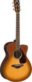 Yamaha FSX800C Sand Burst Ac/El Guitar