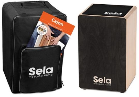 Sela Primera BLACK Cajon Bundle