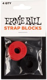 Strap Blocks Red/Black Pack of 4