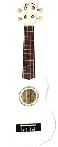 Kealoha UK40 White Ukulele with bag