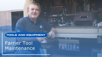 Farrier Tool Maintenance
