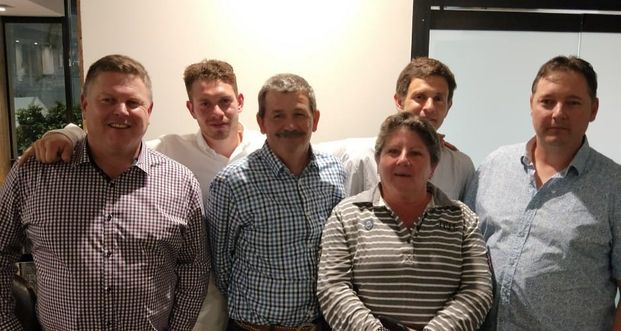 Glenn Sharp and some familiar faces.