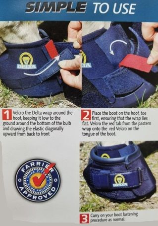 Delta Hoofboot Pastern Wrap