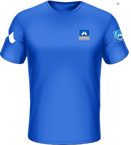 MUSTAD T-SHIRT BLUE