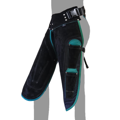 EDGE WOMENS FARRIER APRON BLACK-GREEN