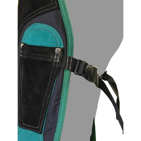 EDGE WOMENS FARRIER APRON BLACK-GREEN