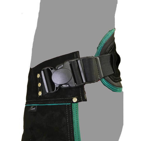 EDGE WOMENS FARRIER APRON BLACK-GREEN