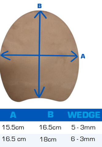 MUSTAD LEATHER WEDGE PAD