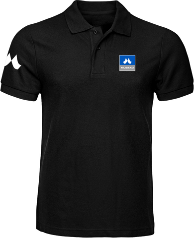 MUSTAD POLO SHIRT IN BLACK