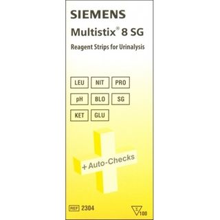 Multistix Uralysis Test Strips 8 SG - Box (100)