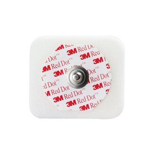 3M Red Dot Monitoring Electrodes with Foam Tape & Sticky Gel 50's - Carton (20)