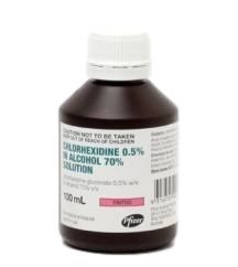 Chlorhexidine 0.5% Alcohol 70% Soln 25ml  - Box (20)