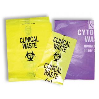 Clinical Waste Bags 55L (56.5cm x 100cm) - Pack (50)