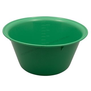 Autoclavable Plastic Bowl 240mm, 2500ml Green - each