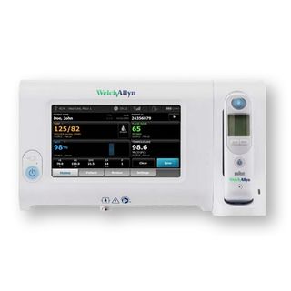 Welch Allyn Connex Spot Monitor with SureBP NIBP/Nonin SpO2/PRO 6000 Ear Thermometer