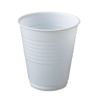 White Plastic Drinking Cup 200ml - Carton (1000)