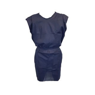 Patient/X-Ray Gown Medilogic Regular Navy Blue - Carton (100)