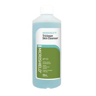 Microshield T Triclosan Skin Cleanser 500mL - Each