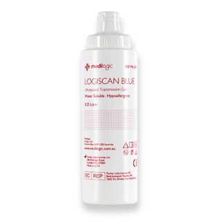 Logiscan Ultrasound Gel 250ml Blue - each