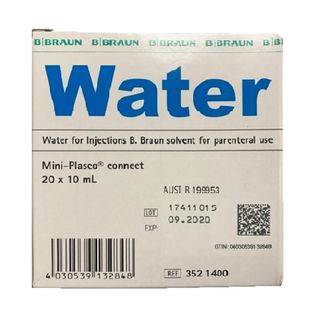 Water for Injection 10ml - Box (20)