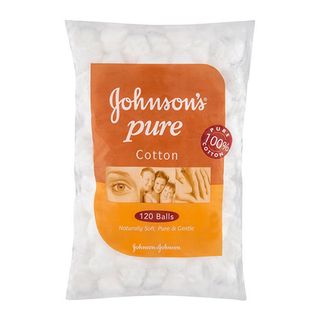 J&J Cotton Wool Balls - Pack (120)