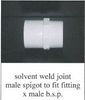 15mm uPVC VALVE ADAP