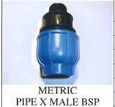 POLY METRIC MALE ADAPTOR