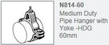 814 NOVA-STRUT H/ D PIPECLIP  C/W YOKE