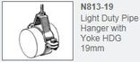 813 NOVA-STRUT L/ D PIPECLIP  C/W YOKE