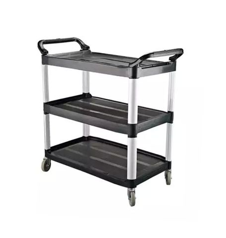 Trolley BLACK Cart 3 Shelf