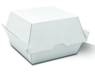 Corrug Burger Box White Pk/125