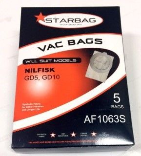 Vac Bag AF1063S Nilfisk Pk/5
