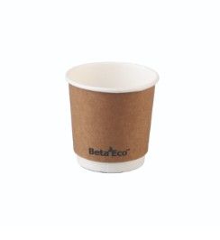 Cup BetaEco 4oz D-Wall Kraft