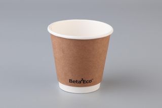 Cup BetaEco 8oz D-Wall Kraft