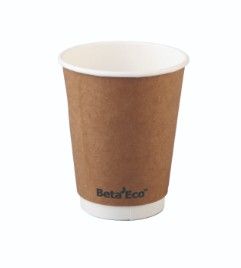 Cup BetaEco 12oz D-Wall Kraft