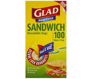 Glad Sandwich Bag Self Seal