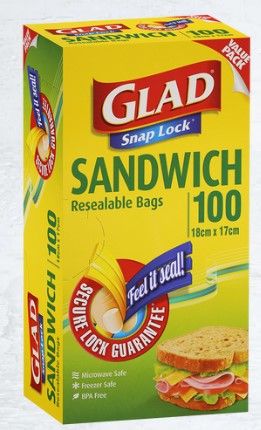 Glad Sandwich Bag Self Seal