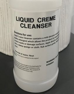 Bottle Plastic Liquid Creme