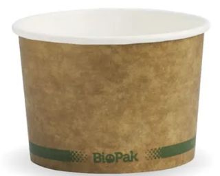 Bowl BioBowl 8oz Kraft Pk/50