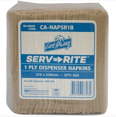 Napkin Serv-Rite Brown