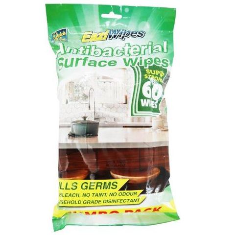 Wipes Antibacterial Pk/60