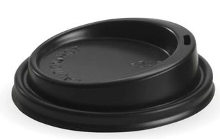 Lid PS 90mm Black fits 8-16oz
