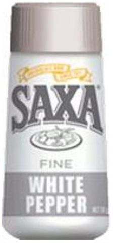 Saxa Fine White Pepper 6 x 50g