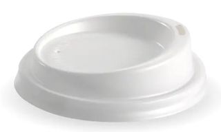 Lid PS 80mm White 6oz Cup