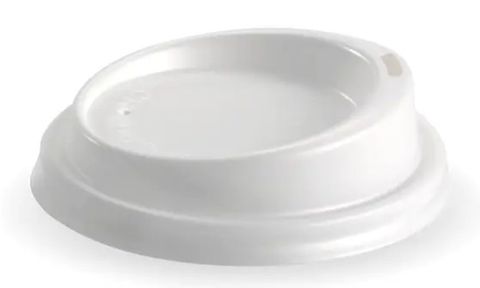Lid PS 80mm White 6oz Cup