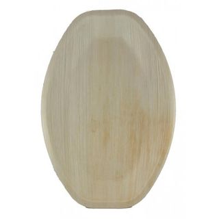 Platter Palm Leaf Oval 26x37cm