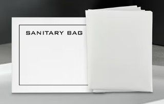 Eco Sanitary Bag White Ctn/250