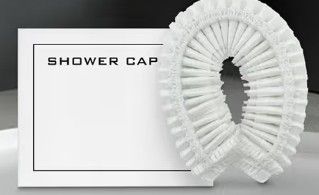 Eco Shower Cap White Ctn/250
